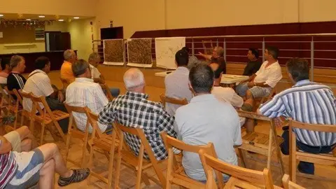 Una de les jornades informatives a la comarca dirigides als pagesos, a la localitat de Bellaguarda