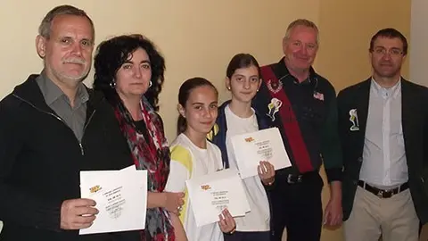 Els guanyadors de la iniciativa de la Gimcana lingüística de Mollerussa Comercial.