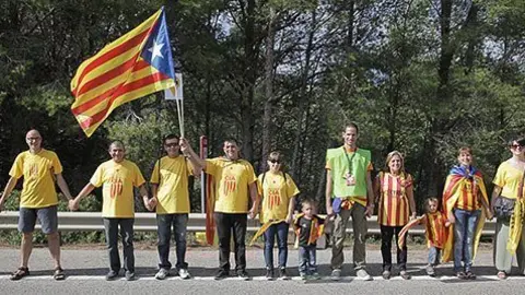 Una de les fotografies de Josep A. Pérez, en el tram 138 del Pla d'Urgell.