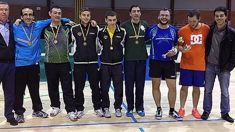 Els guanyadors de la categoria Absoluta de l'Open Territorial a Mollerussa.
