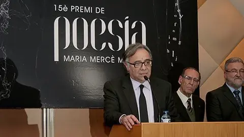 Eduard Sanahuja va ser el guanyador de l'anterior edició del Premi Maria Mercè Marçal.