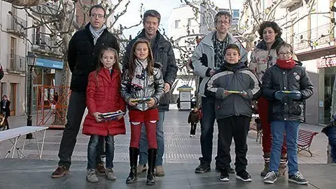 Durant l'acte es va fer lliurament del premis de dibuix i composicions de santa Cecília.