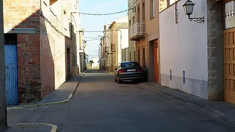 Imatge del carrer Orient en el que es durà a terme l'actuació en la xarxa de sanejament.