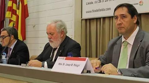 Inauguració de la Fira de Sant Miquel, ministre Arias Cañete.