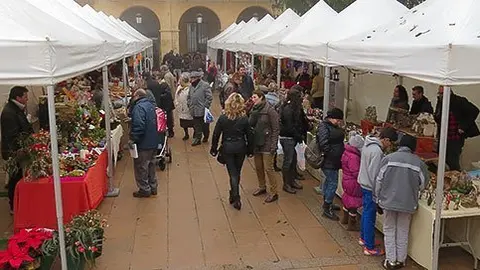 El públic va visitar el Mercat de Santa Llúcia de forma escalonada.