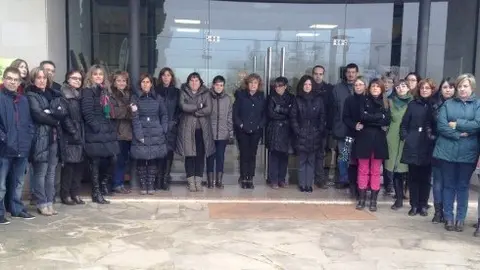 Manifestació treballadors Consell Comarcal