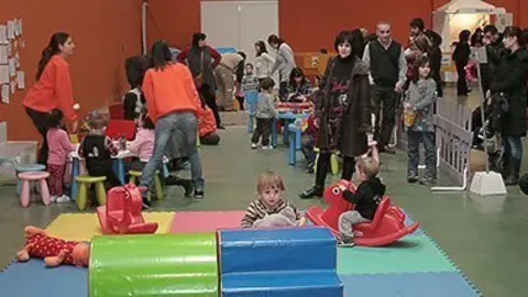 Un any més el parc disposarà d&#39;un espai per als més petits amb sorral.