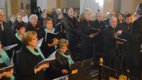 Concert de Nadal als  Arcs de la Coral Veus del Pla.