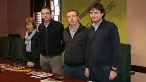 Isabel Montserrat, Marc Solsona, Jordi Pérez i Àlex Culleré.