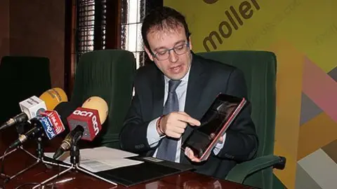 Marc Solsona presenta les dades econòmiques de 2014.