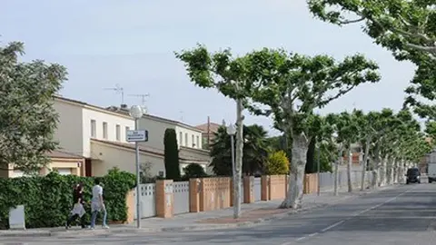 Una imatge de l'avinguda Sant Roc, que ha restaurat en els darrers mesos.