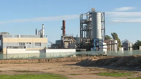 Imatge de la planta de tractament de purins de Tracjusa a Juneda.