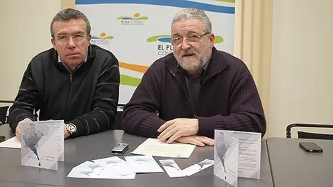 El Conseller Jordi Pèrez i el president Francesc Fabregat van presentar l'acte literari