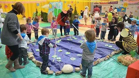Les escoles bresool, El Niu, L&#39;Infant, Parasol i La Quitxalla, participen del Carnestoltes.
