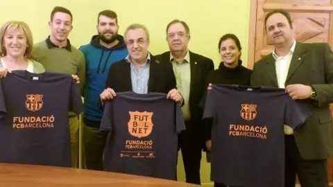 Presentació projecte FutbolNet a les Borges