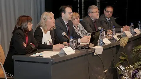 Carme Castelló, Montse Maciá, Marc Solsona, Carme Tantull, Francesc Fabregat i Josep Lavín.