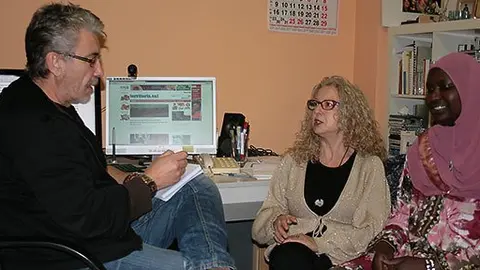 Entrevista de Josep A. Pérez a Mercè Barberà i Aissatou Alexandra Ndoye, parella del 2012.