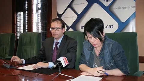 Marc Solsona i Diana Solé presenten el programa del Saló del Llibre Infantil i Jovenil.