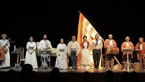 Imatge de la representació de l&#39;espectacle El Setge de Lleida 1707, al Teatre L&#39;Amistat.