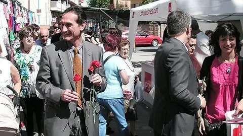 Pere Gatnau en la campanya de les eleccions de l&#39;any 2011.