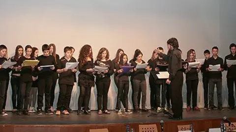 Els alumnes de l&#39;Escola de Música de Mollerussa.