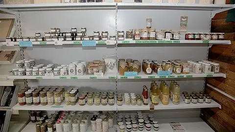 Una àmplia oferta de melmelades artesanes de la botiga de Proidecon.