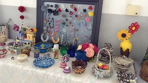 Mostra dels treballs que s'exposen en la Quinzena Cultural de Castellnou.