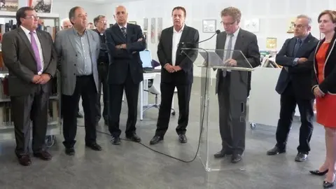 Visita a Toluges. Inauguració espai Borges