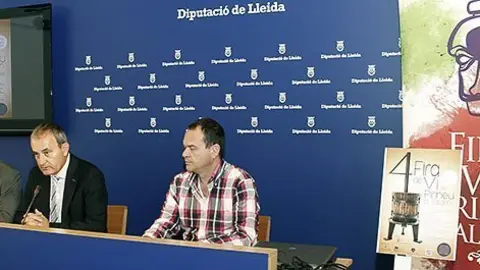 Acte de presentació de la Fira del Vi del Pirineu de Talarn.