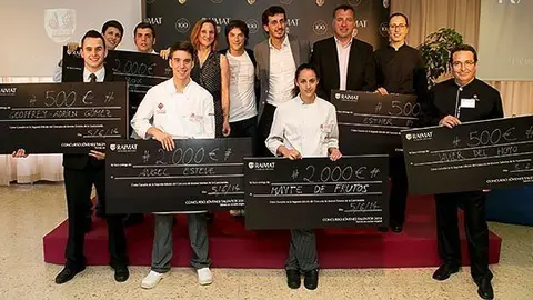 Els guanyadors de l'edició 2014 del Concurs Raimat amb les Joves Promeses.