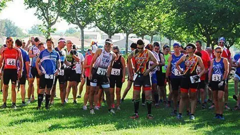 La sortida del primer Duatló de l'Infern al Parc de La Serra de Mollerussa.