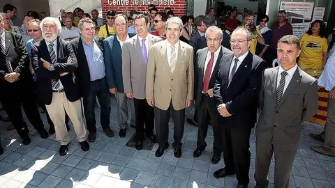 El conseller Francesc Homs inaugura el Centre de tecnificació de Tennis Taula Borges.