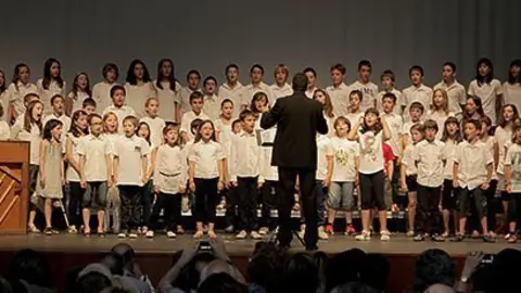 Concert dels grups vocals de l'Escola Municipal de Música de Mollerussa.