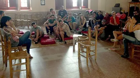 Escenari del Festival Lo Cercacurts a Montornès de Segarra.