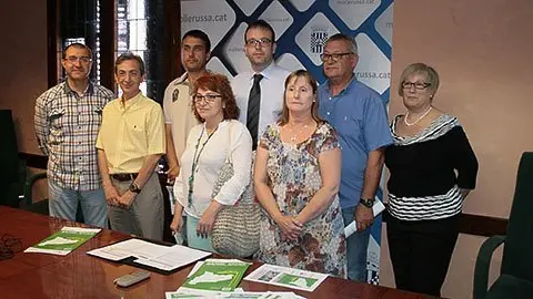 Els premiats en la campanya de promoció de Barris antics de Mollerussa.