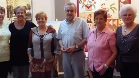 Inauguració exposició treballs dones La Rosadaterr