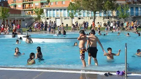 Imatge de les instal·lacions de les piscines municipals de Mollerussa aquesta temporada.