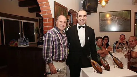 Joan Perera i Mariano Martinez presenten el cava Kripta.