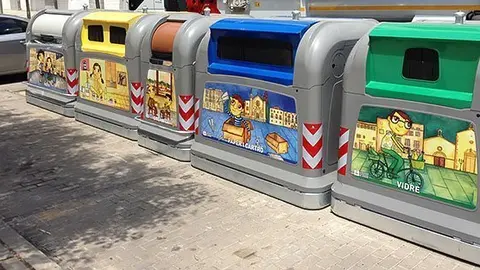 Imatge del sistema de contenidors que es podrien instal·lar a Mollerussa.