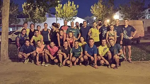Els participants en els entrenaments per la Marató de Mollerussa.