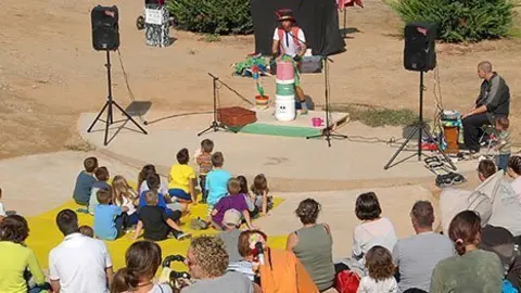 Imatge dels espectacles del primer Festidamon celebrat a Sidamon.