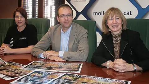 Vero Jiménez, Marc Solsona i Paqui Font Presenten la Nit Embruixada.