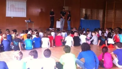 Força Lleida a l'escola de Juneda