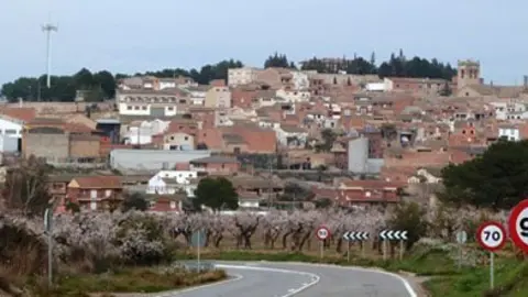 Vista del municipi d&#39;Arbeca