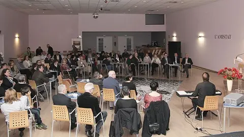 Acte de lliurament del Premi de Novel·la Breu ciutat de Mollerussa 2013.