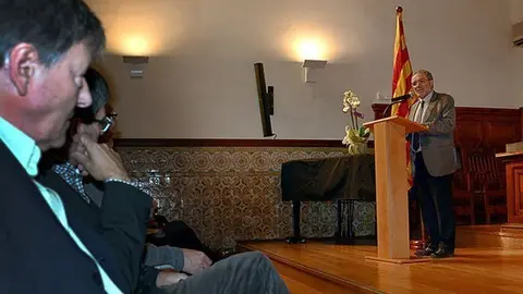 Acte de presentació del documental Perseguits i salvats. Camins de nit i boira, a l'IEI.