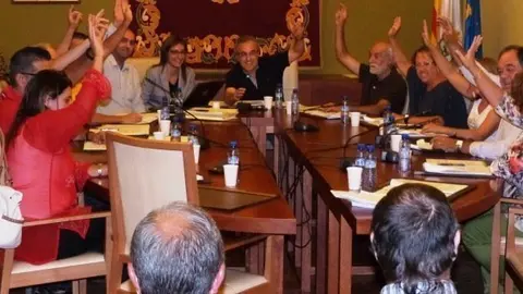 Votació per unanimitat del suport a la consulta del 9N2014