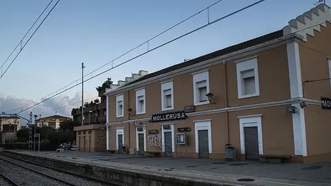 Imatge de l'estació de tren de Mollerussa.