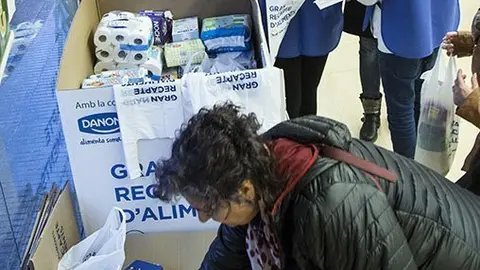 Voluntaris que participen en el Gran Recapte del Pla d&#39;Urgell