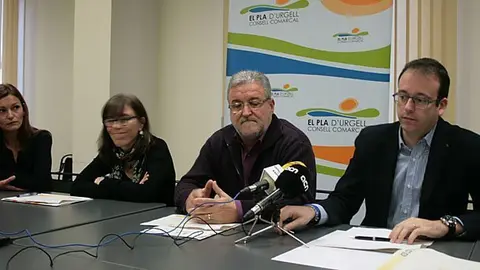Representants d'Aspid, Consell Comarcal i de l'Ajuntament de Mollerussa.